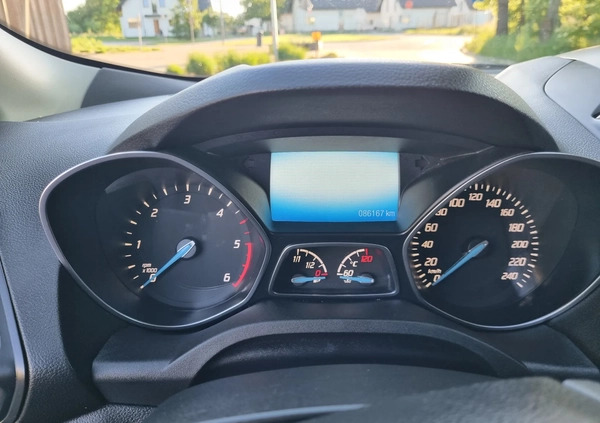 Ford Kuga cena 63900 przebieg: 86200, rok produkcji 2016 z Niepołomice małe 631